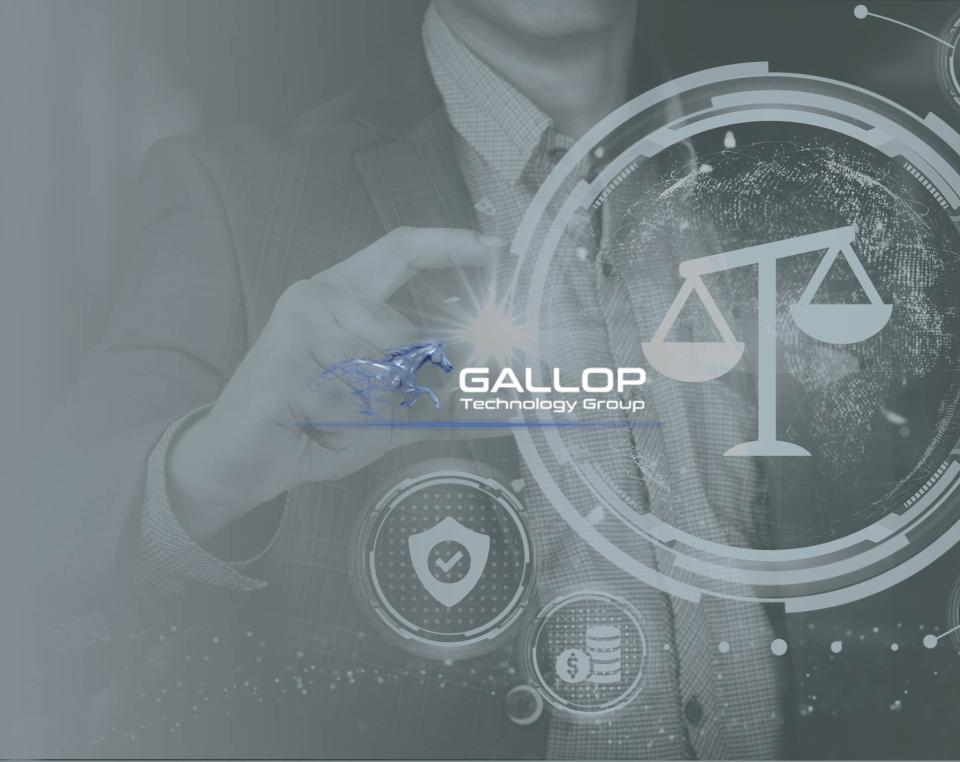 Gallop Technology Group Logo on Banner