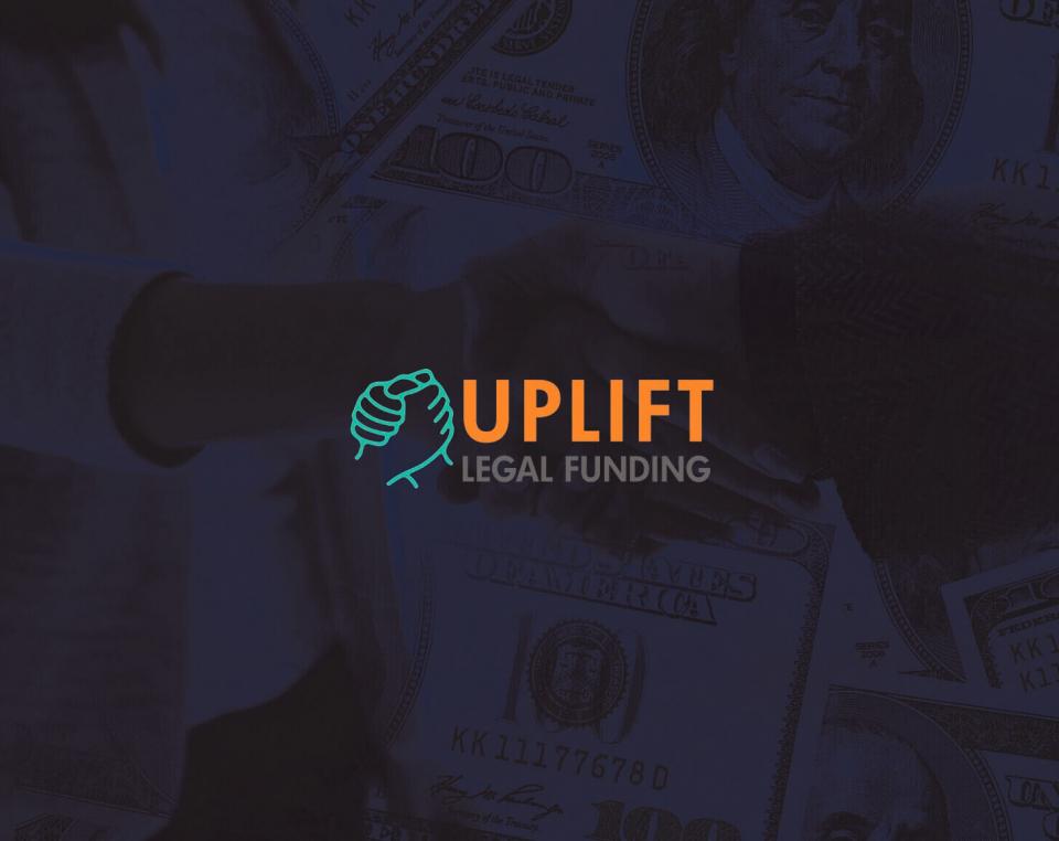 Uplift Legal Funding Logo on Banner