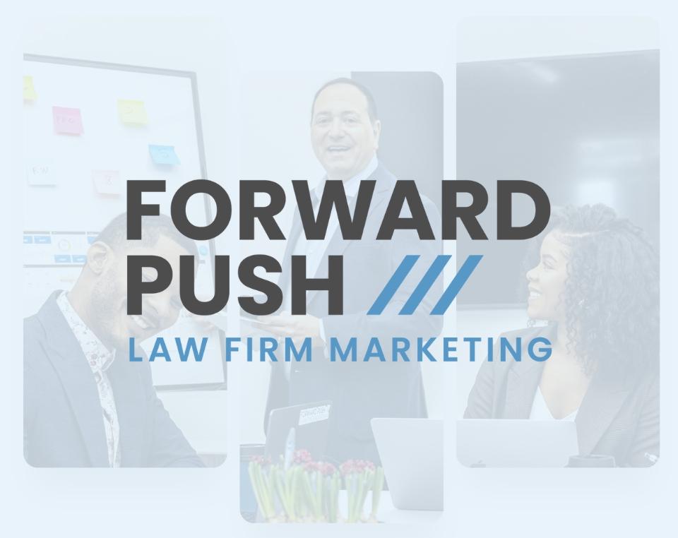 Forward Push Law Firm Marketing Logo on Banner