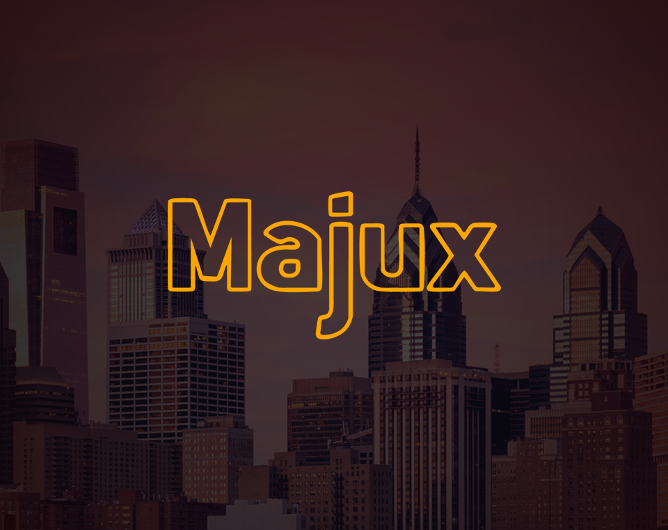Majux Logo on Banner
