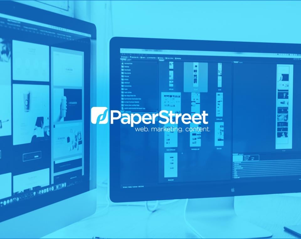 PaperStreet Web Design Logo on Banner