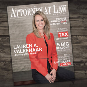 Attorney at Law Magazine San Antonio Vol. 1 No. 5
