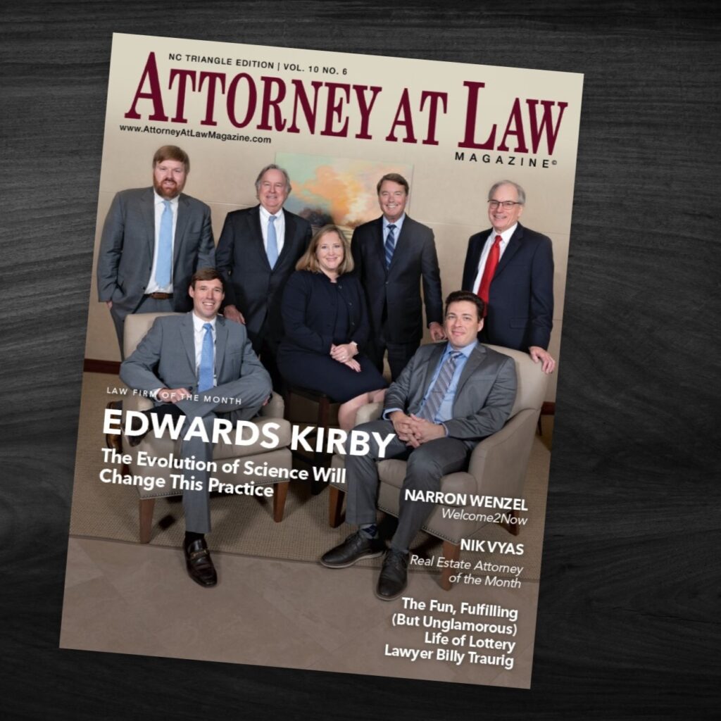 Attorney at Law Magazine NC Triangle Vol. 10 No. 6
