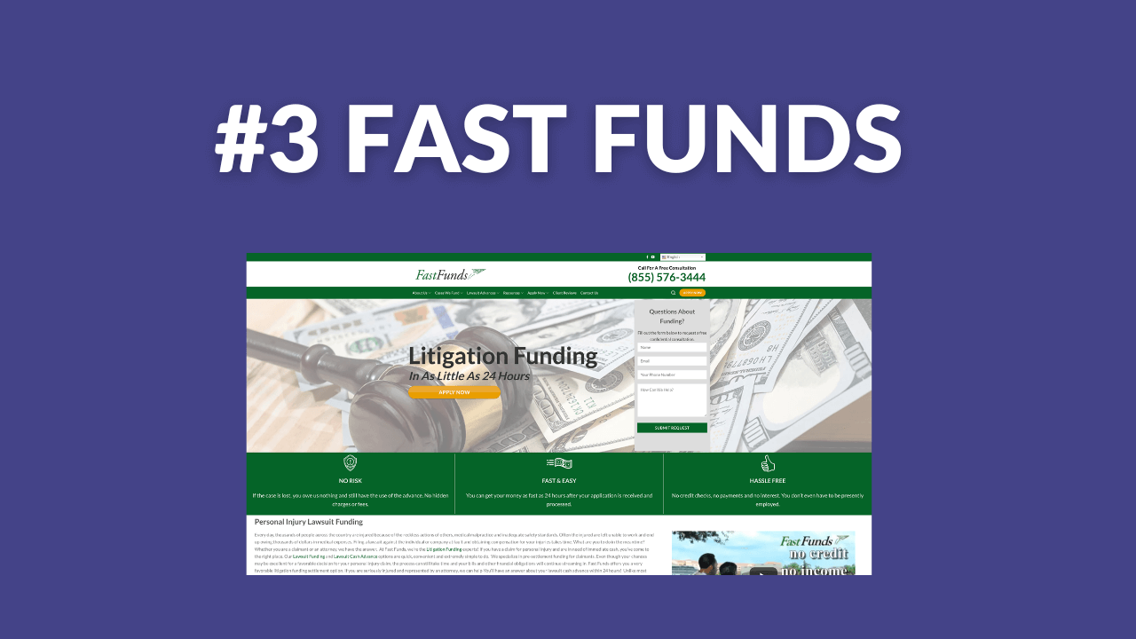 litigation finance company fast funds