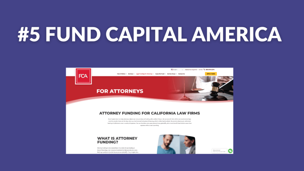 litigation finance company fund capital america