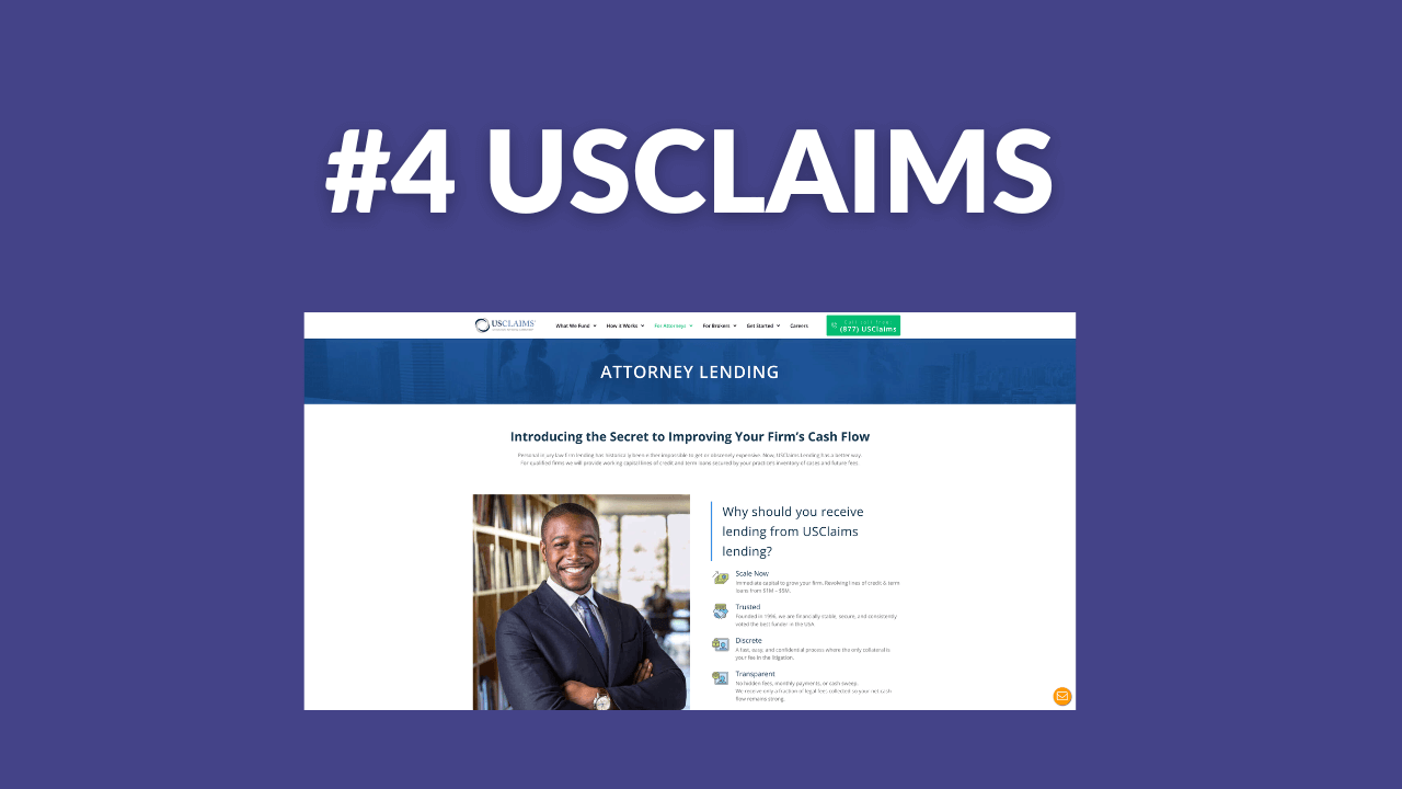 litigation finance company usclaims