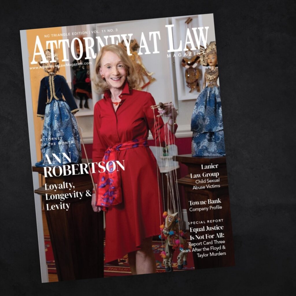 Attorney at Law Magazine NC Triangle Vol. 11 No. 3