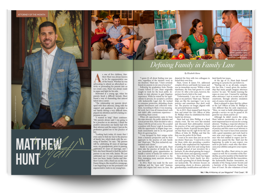 Matthew Hunt Spread