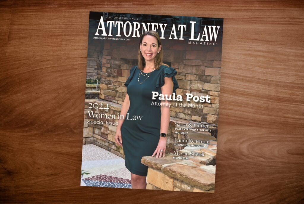 Attorney at Law Magazine First Coast Vol. 9 No. 2
