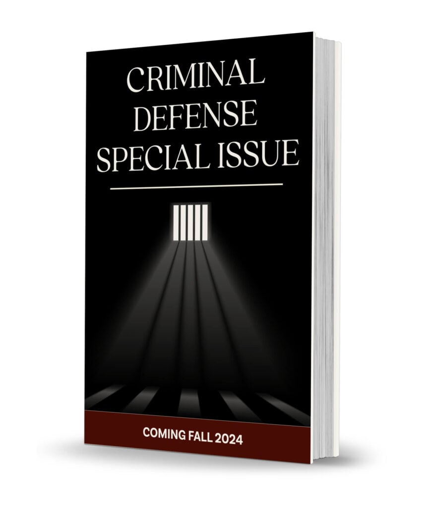 Criminal Defense Special Issue