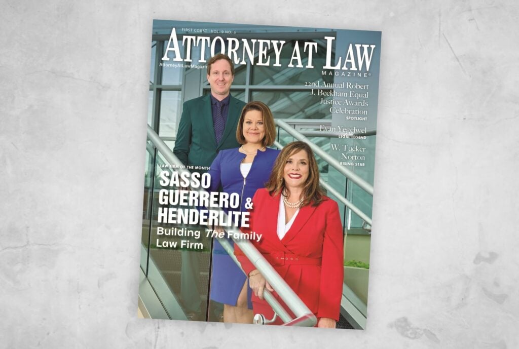 Attorney at Law Magazine First Coast Vol. 9 No. 5