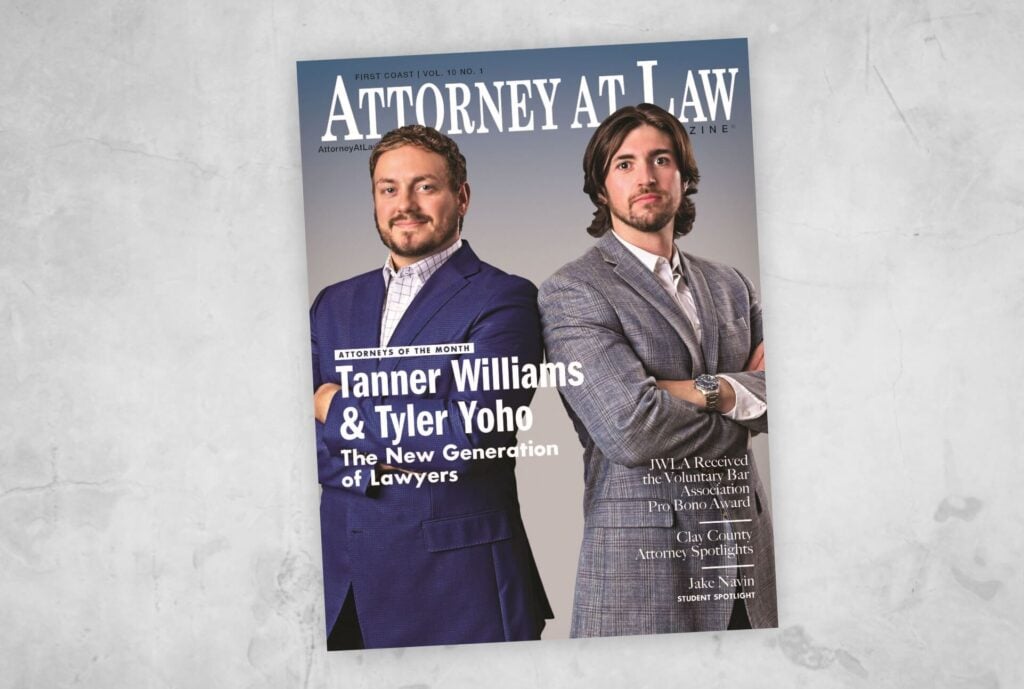 Attorney at Law Magazine First Coast Vol. 10 No. 1