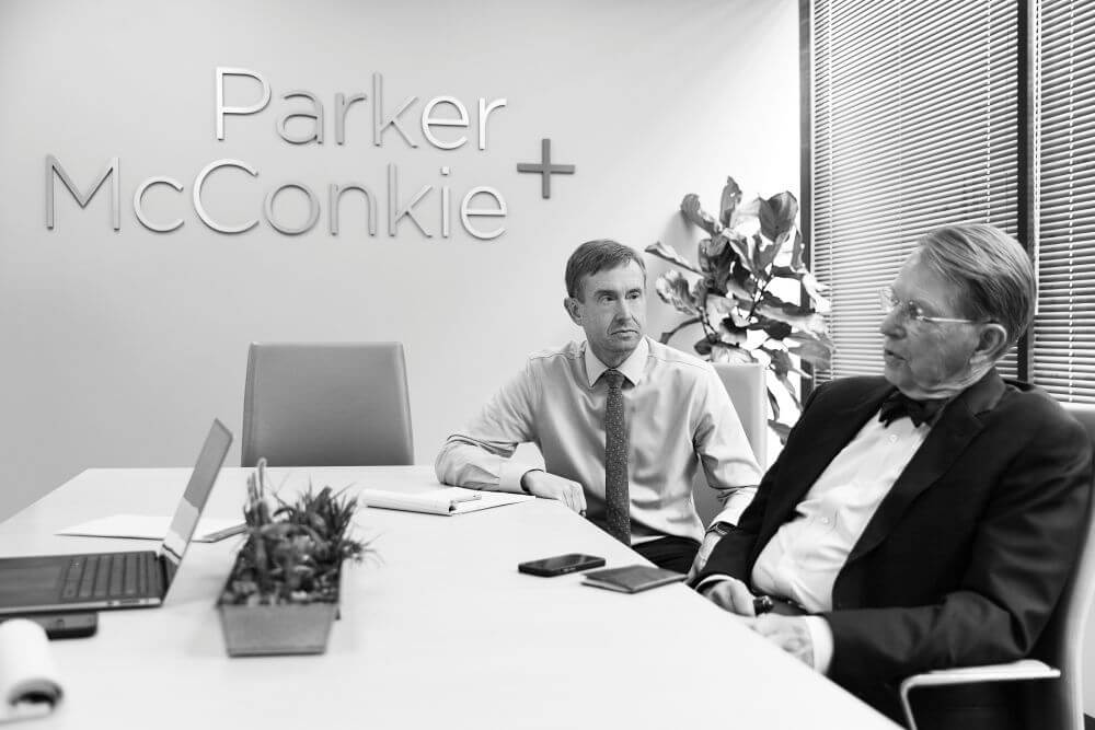 Brian Stewart with firm founder Jim McConkie