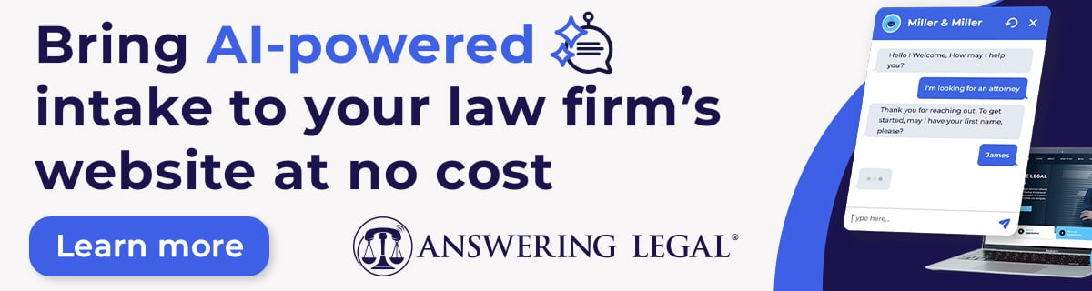 Answering Legal Banner