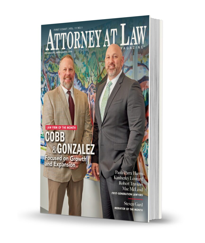 Attorney at Law Magazine First Coast Vol. 11 No. 1