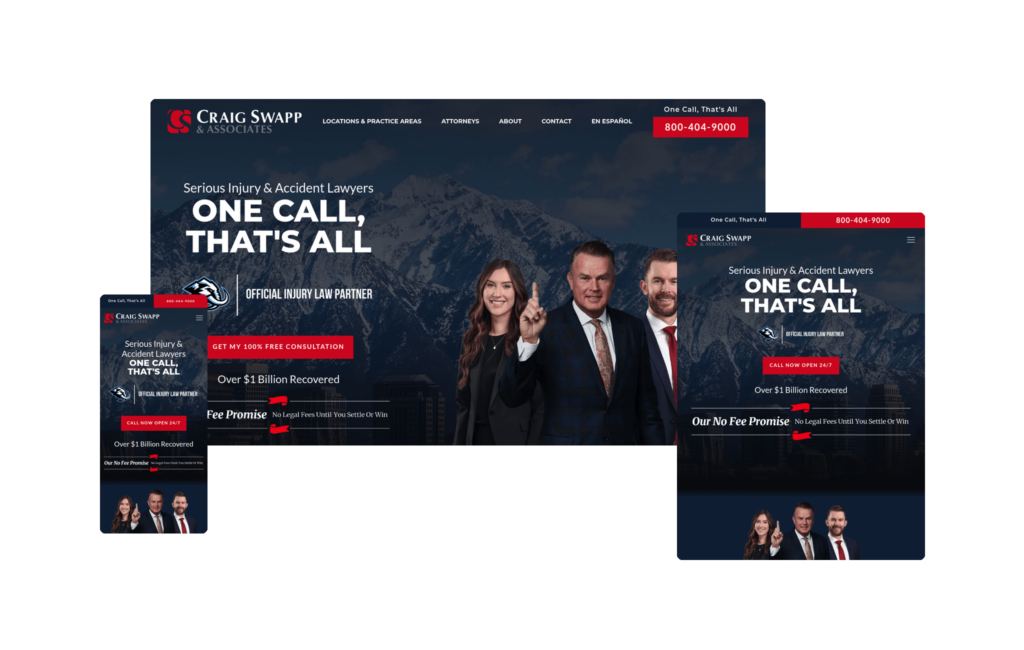 Best Law Firm Websites in 2026 (Top 73) 15 Craig Swapp & Associates (craigswapp.com) - Designed by Law Firm Sites