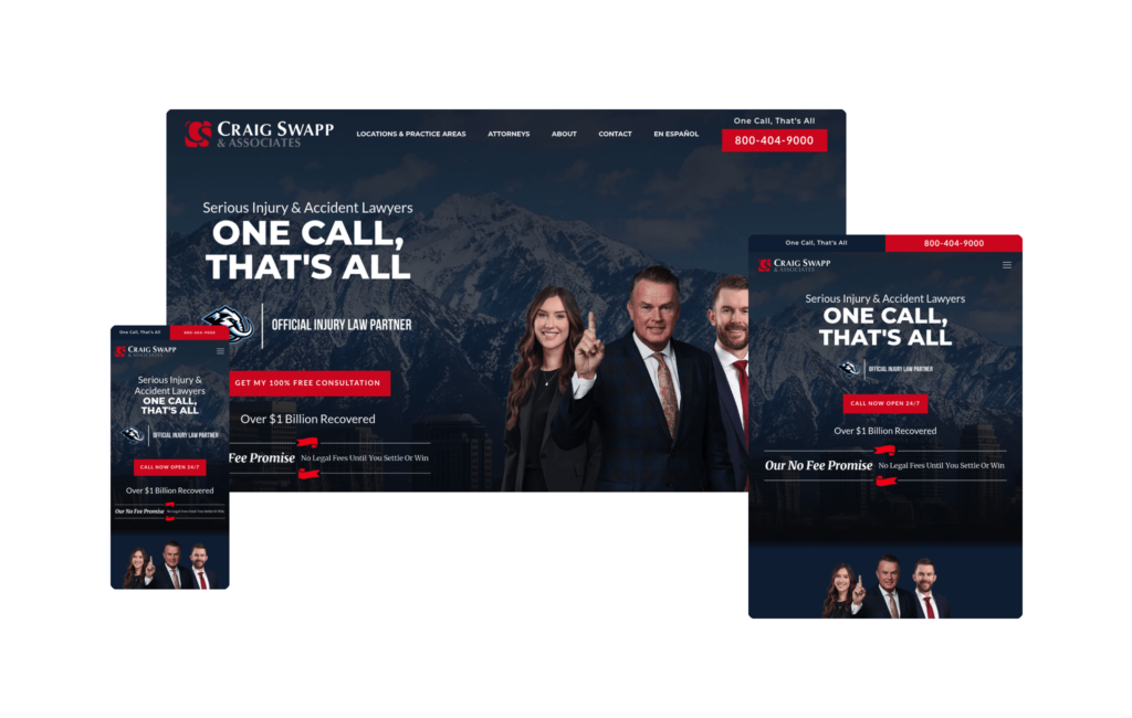 Craig Swapp & Associates (craigswapp.com) - Designed by Law Firm Sites​