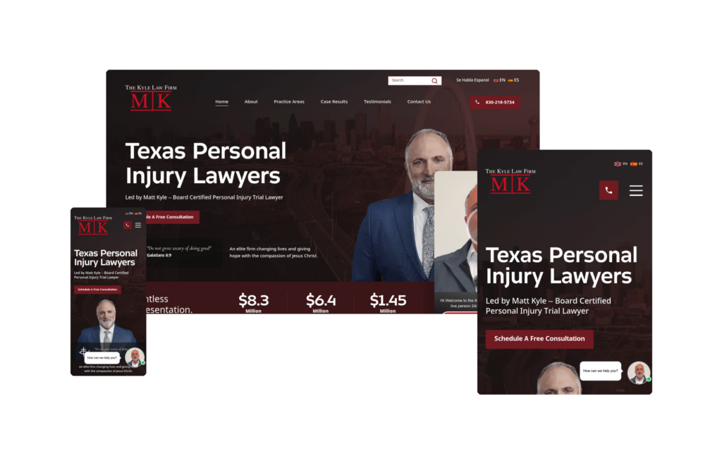 Best Law Firm Websites in 2026 (Top 73) 29 Kyle Law Firm (kylelawfirm.com) - Designed by Law Firm Sites