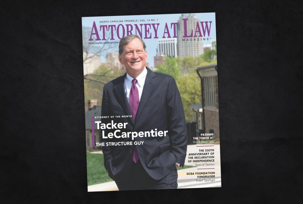 Attorney at Law Magazine NC Triangle Vol. 14 No. 1