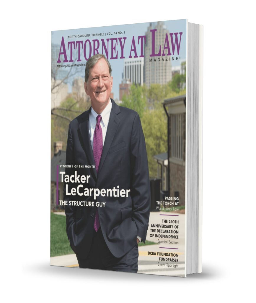 Attorney at Law Magazine NC Triangle Vol. 14 No. 1