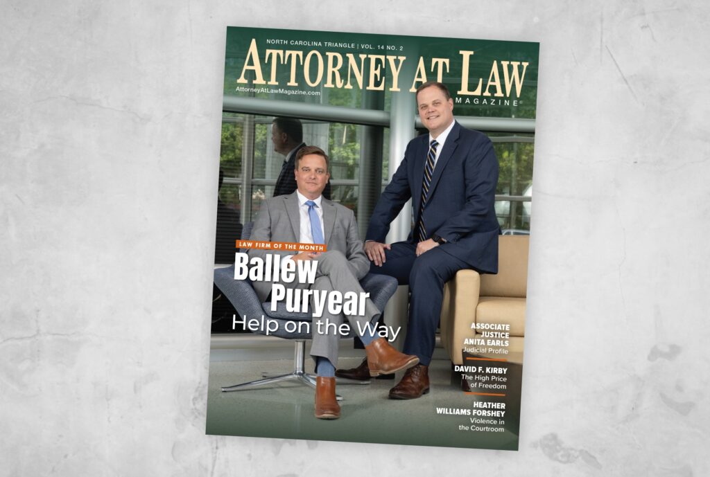 Attorney at Law Magazine NC Triangle Vol. 14 No. 2
